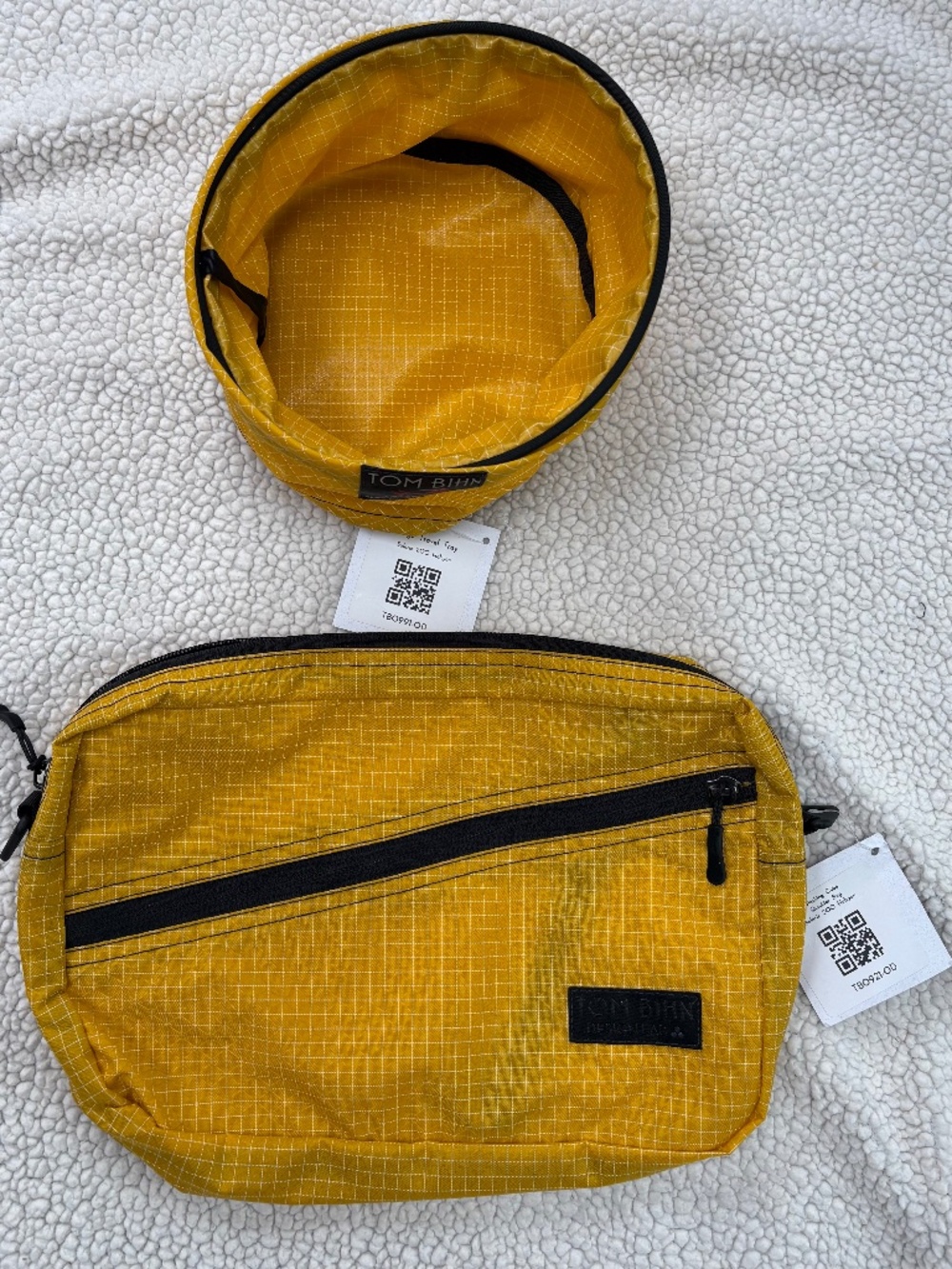 Tom Bihn Solaris packing cube shoulder bag and large travel tray both NWT